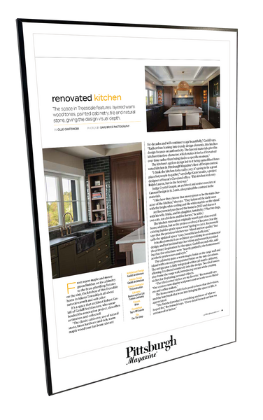 Pittsburgh Magazine - Special Publications - Modern Wooden Plaque