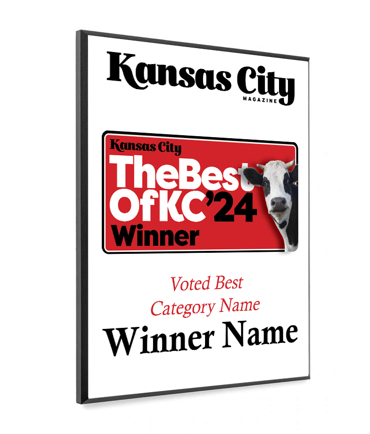 "Best of KC" Award Plaque