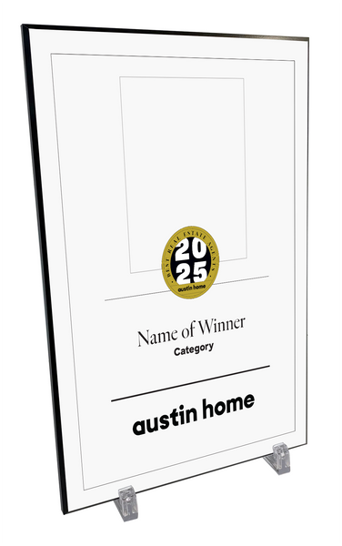 Austin Home "Best Real Estate Agents” Mounted Archival Award Plaque