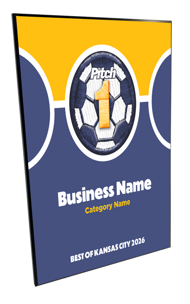 The Pitch: "Best of KC" Award - Mounted Archival Plaque