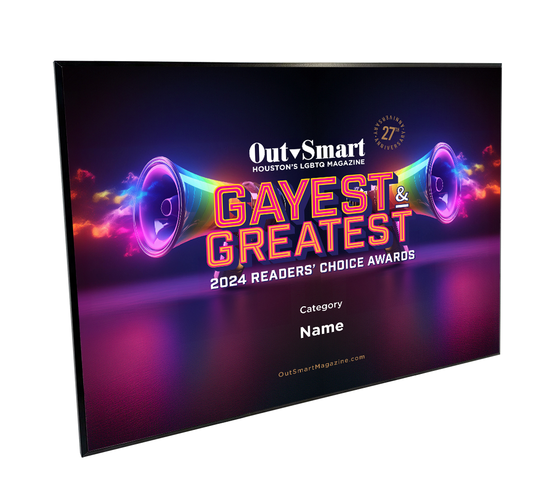 OutSmart - Gayest and Greatest Readers' Choice Awards - Plaques