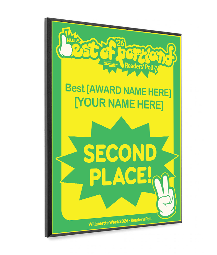 Willamette Week - Best of Portland - Wood Plaque
