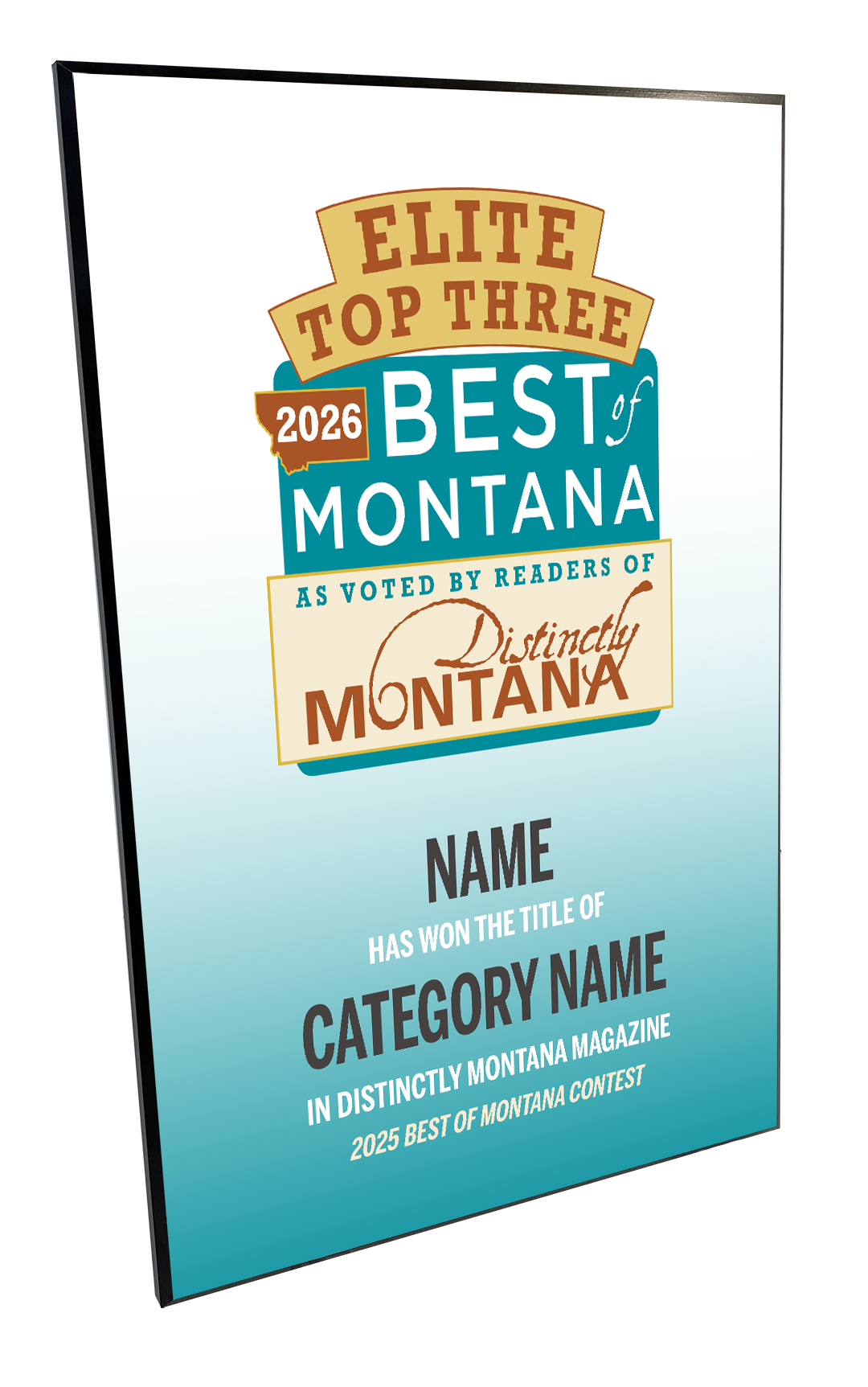 Best of Montana - Plaques