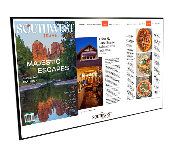Southwest Travel & Life Magazine Article & Cover Plaques