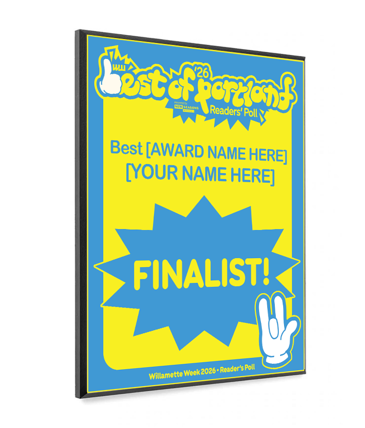 Willamette Week - Best of Portland - Wood Plaque