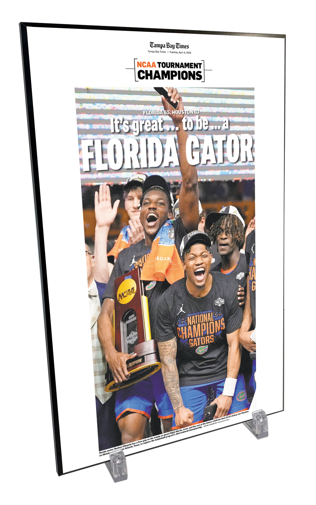 Championship Keepsakes - Wood Plaque