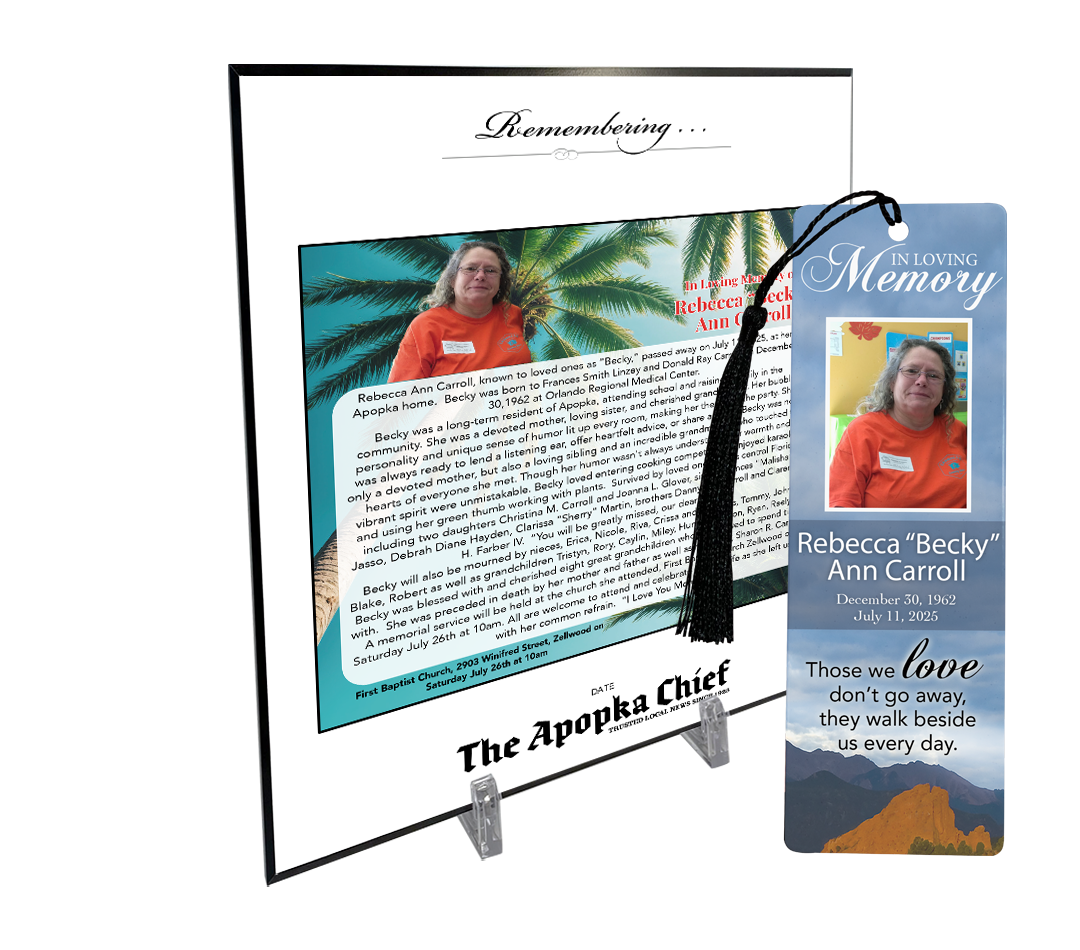 Apopka Chief News Memorial Combo