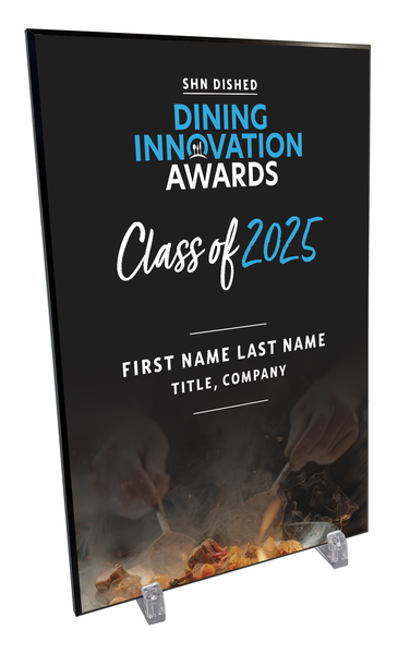 WTWH Healthcare- SHN DISHED - Dining Innovation Awards - Modern Hardi-plaque