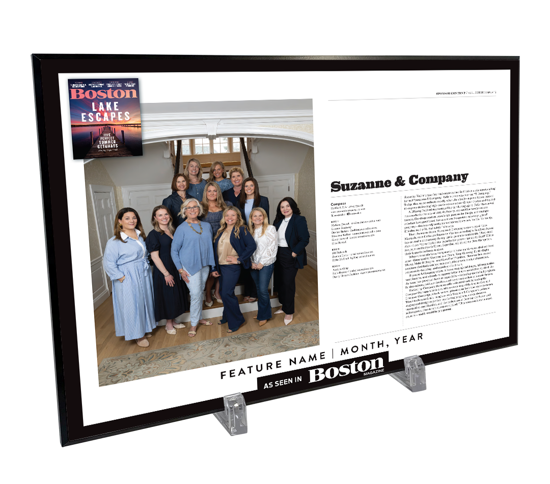 Boston Magazine Advertiser Display Plaques