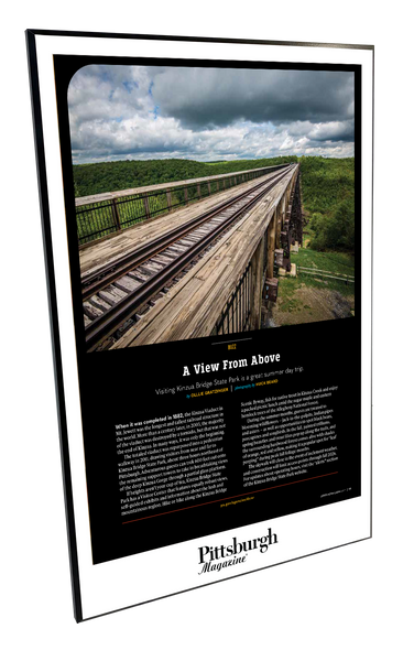 Pittsburgh Magazine - Articles & Covers - Modern Wooden Plaque