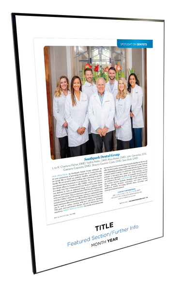 Orlando Magazine Article & Cover Spread Plaque - Modern Hardi-Plaque