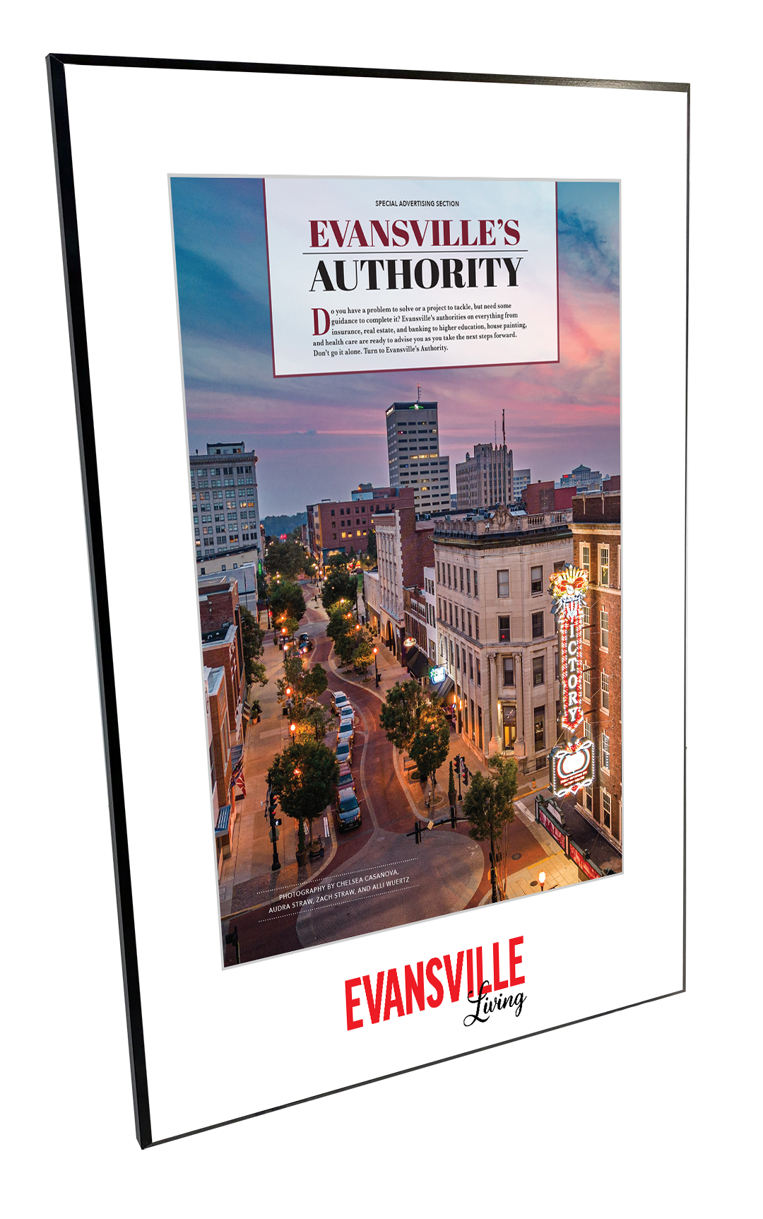 Evansville Living - Evansville’s Authority - Plaques