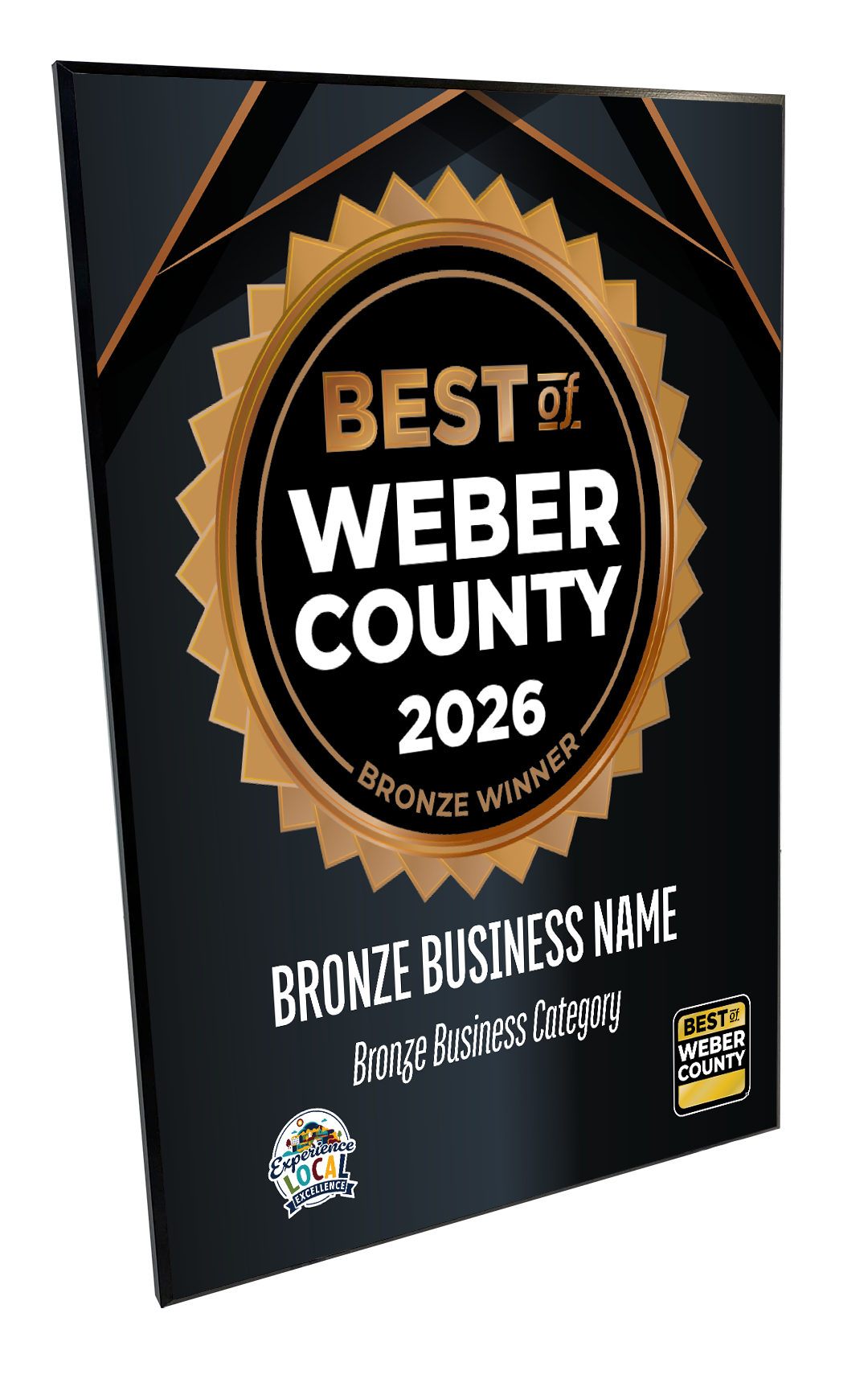 Best of Weber County - Plaques