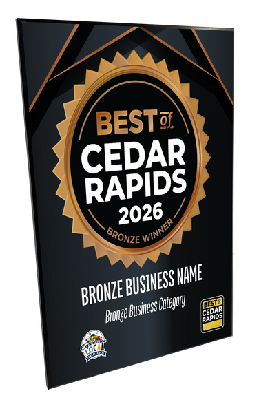 Best of Cedar Rapids - Plaques