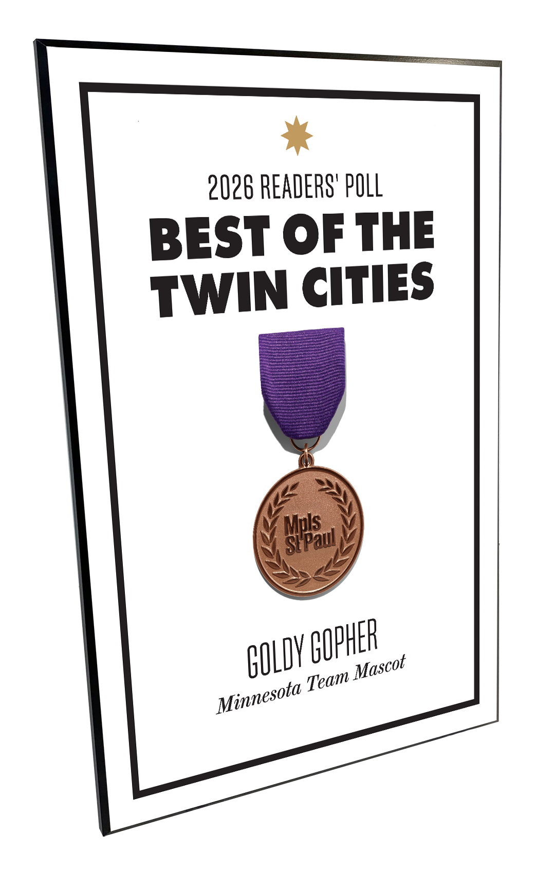 Mpls St. Paul - Best of Twin Cities - Plaques