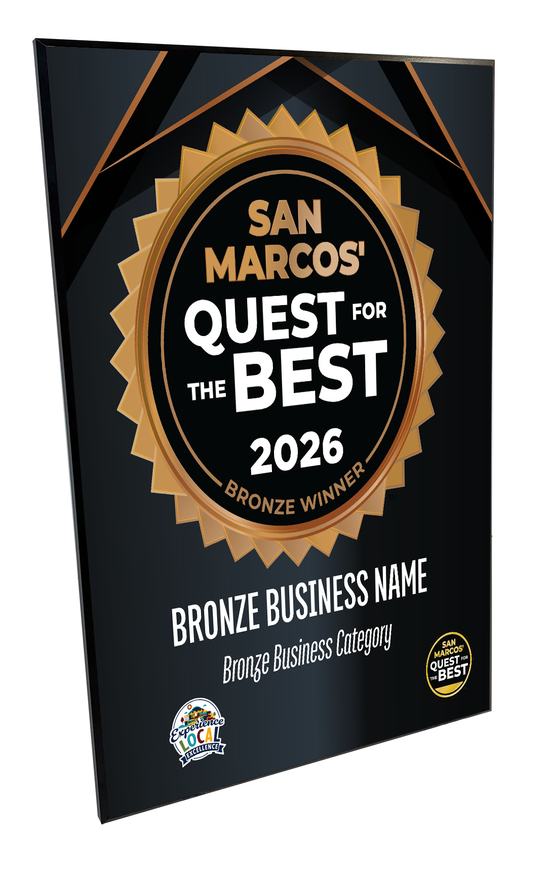 San Marcos' Quest for the Best - Plaques