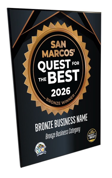 San Marcos' Quest for the Best - Plaques