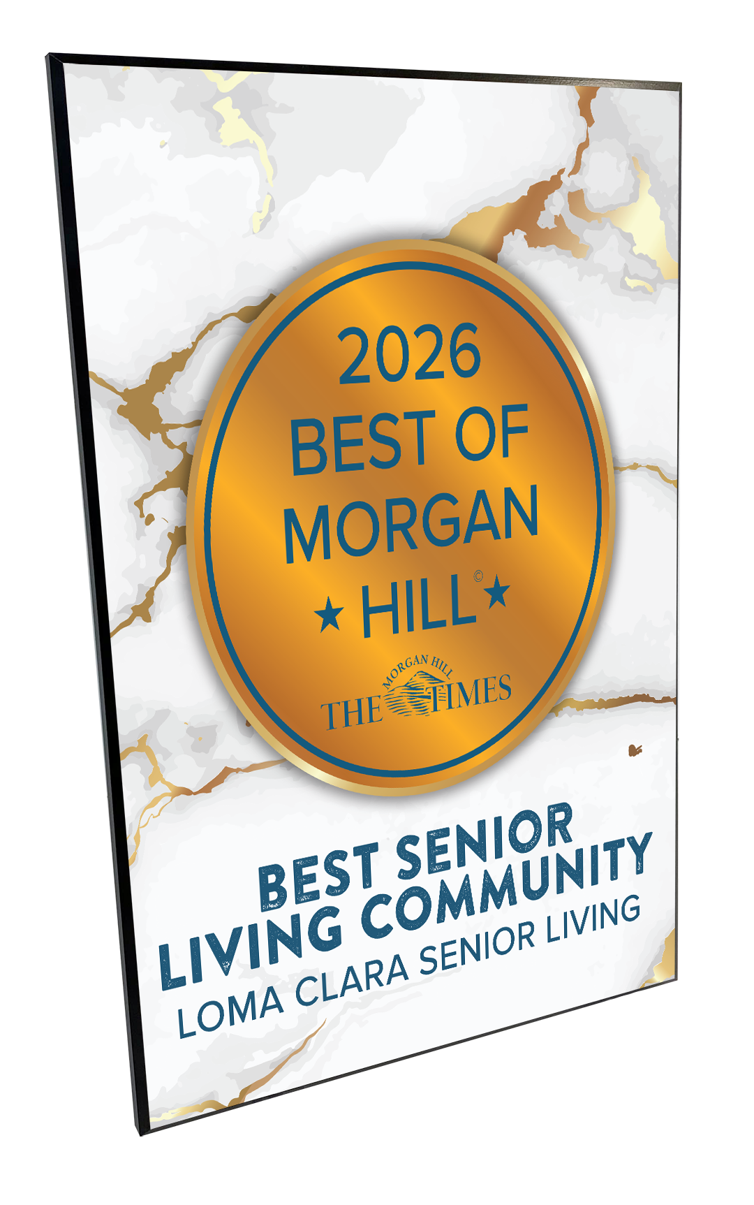 “Best of Morgan Hill” Award Plaque
