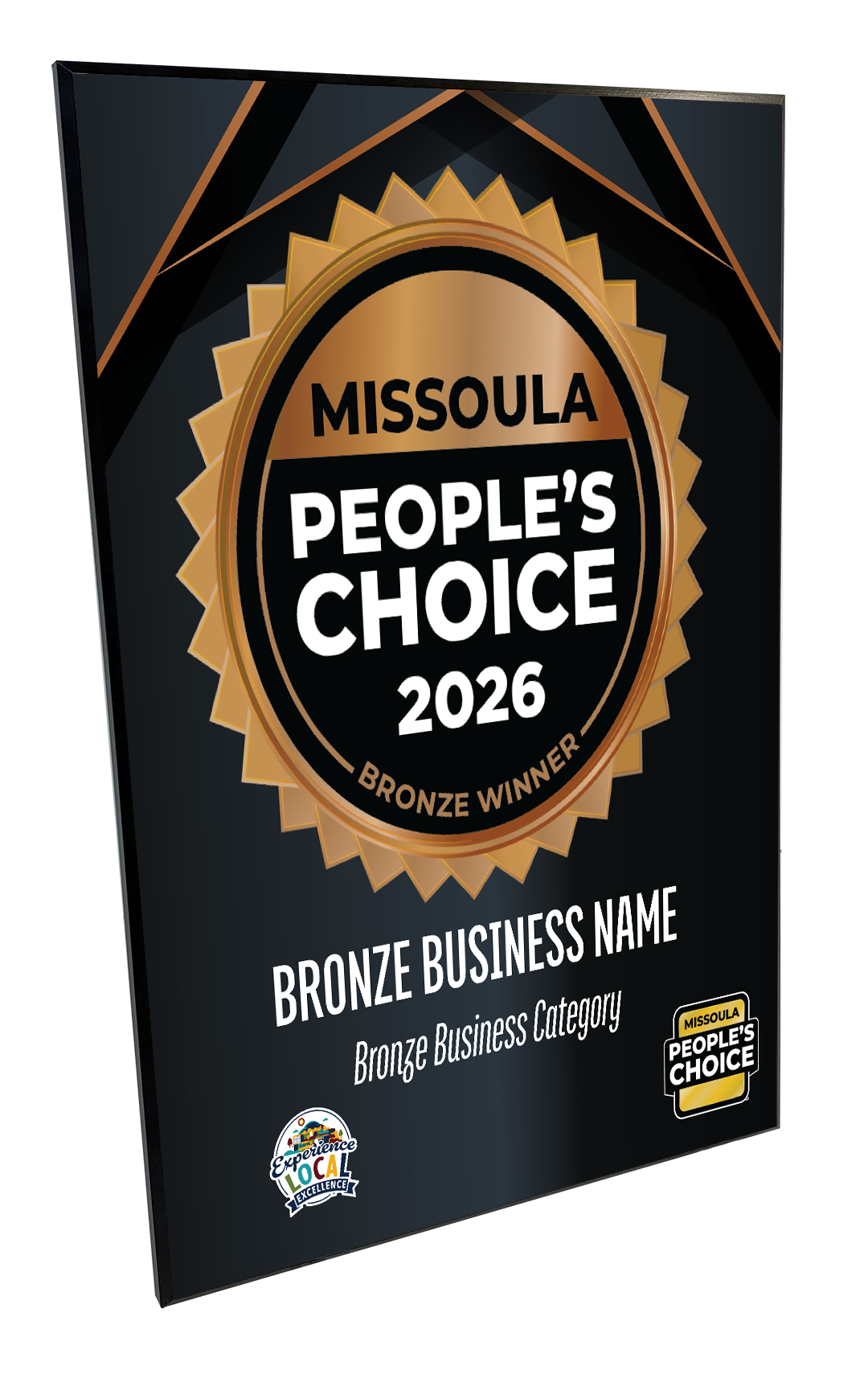 Missoula People's Choice - Plaques