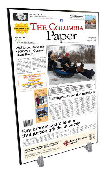 NYVT Article - Melamine Plaque