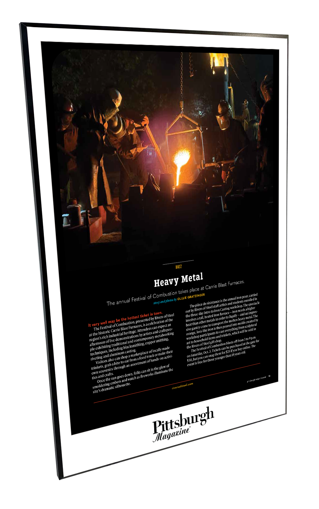 Pittsburgh Magazine - Articles & Covers - Modern Wooden Plaque