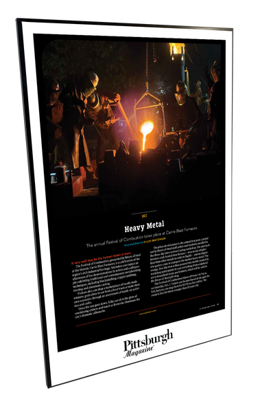 Pittsburgh Magazine - Articles & Covers - Modern Wooden Plaque