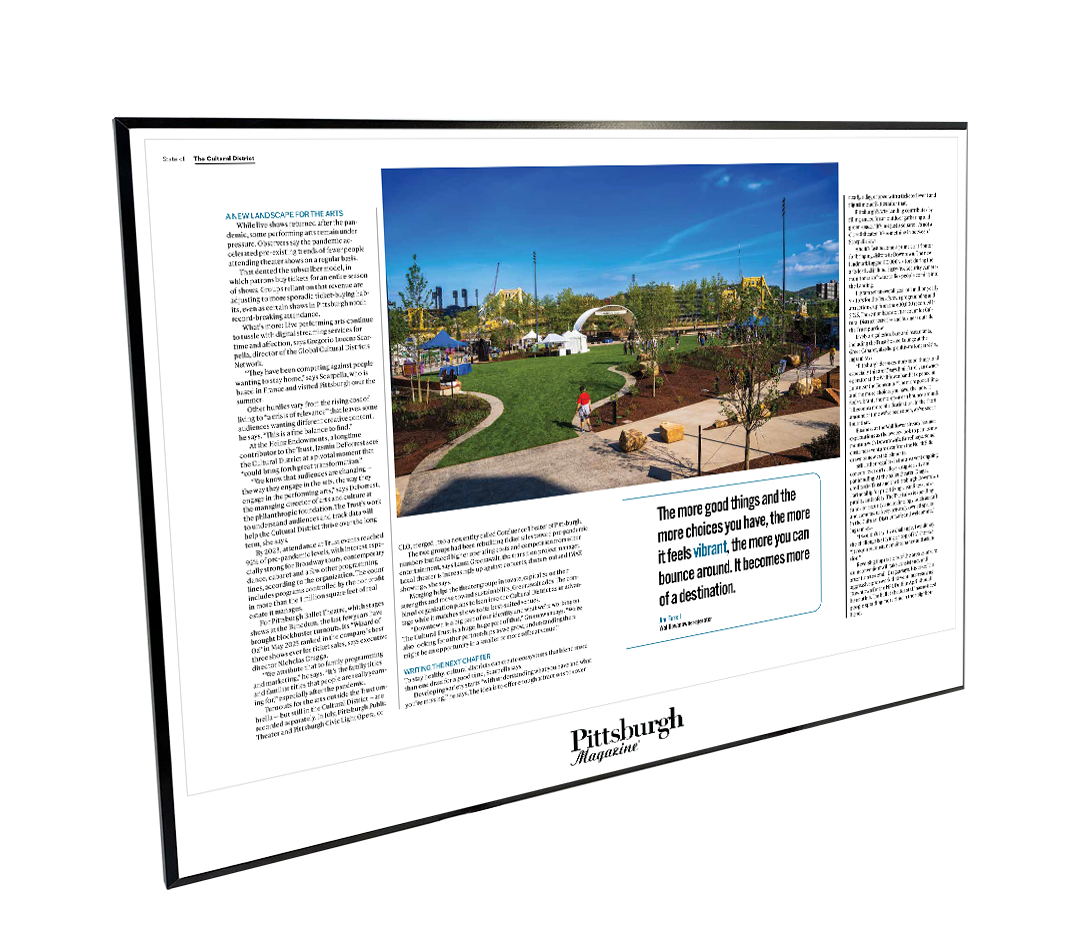 Pittsburgh Magazine - Articles & Covers - Modern Wooden Plaque