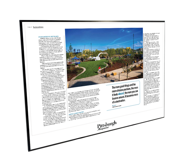 Pittsburgh Magazine - Articles & Covers - Modern Wooden Plaque