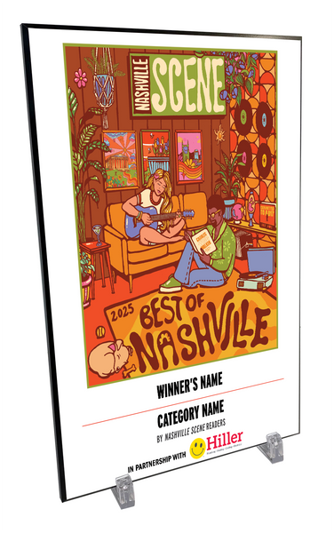 "Best of Nashville" Award Plaque