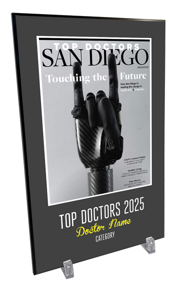 San Diego Magazine "Top Doctors" Award Plaques