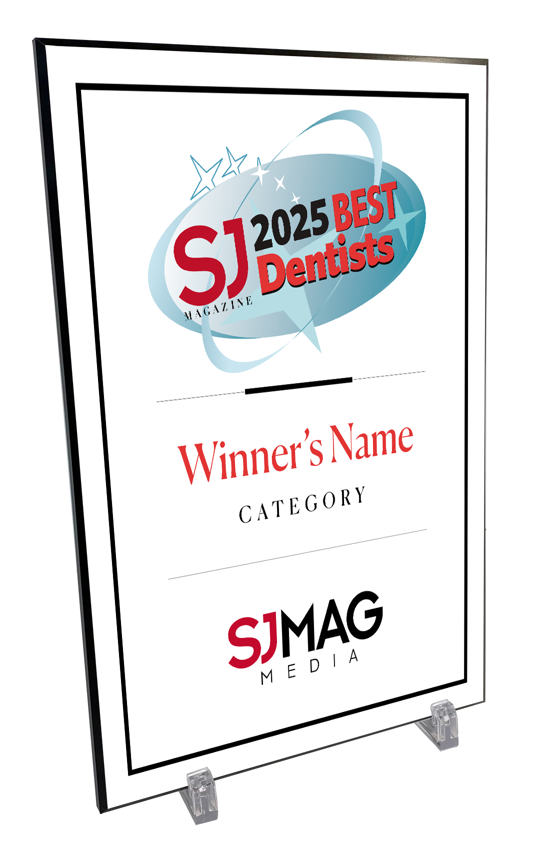 SJ Mag - Best Dentists - Plaques