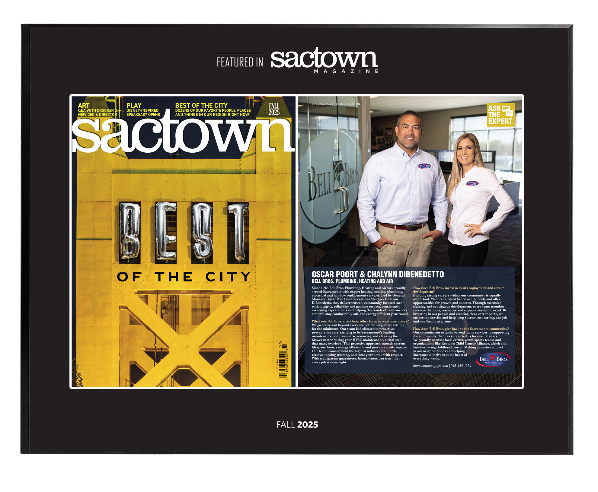 Sactown Magazine - Ask the Experts - Spread Wood Plaques