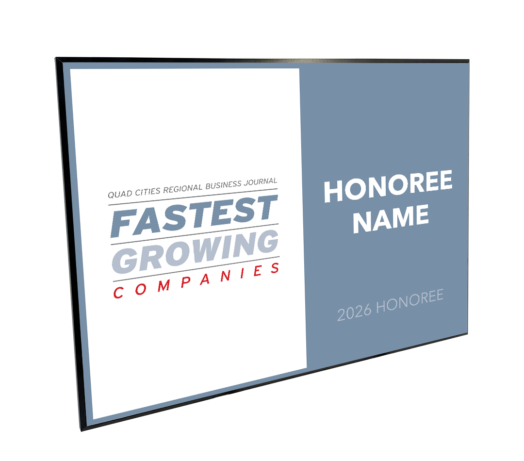 QCBJ - Fastest Growing Companies - Plaques