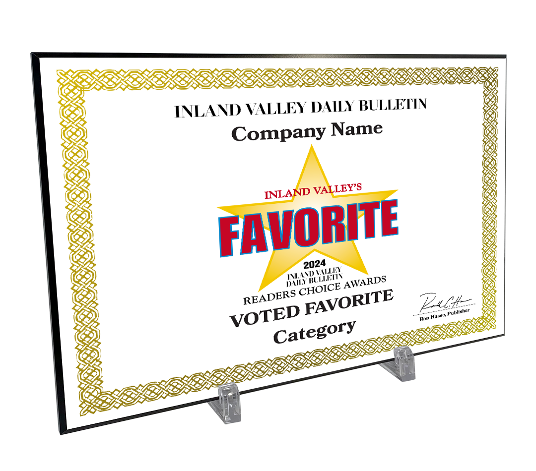 IVDB Best Of and Readers Choice Certificate - Modern Hardi-plaque