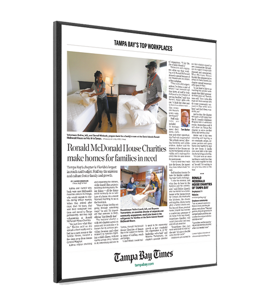 Tampa Bay Times Top Workplaces Article - Modern Hardi-plaque