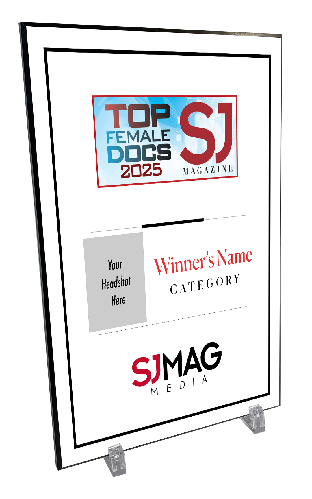 SJ Mag - Top Female Docs - Plaques