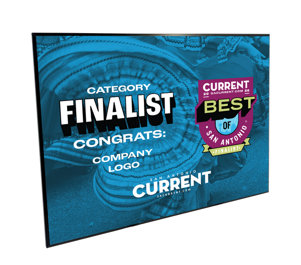 San Antonio Current "Best of San Antonio" Award Plaque