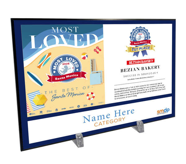 SMDP Most Loved Awards - Wood Plaque
