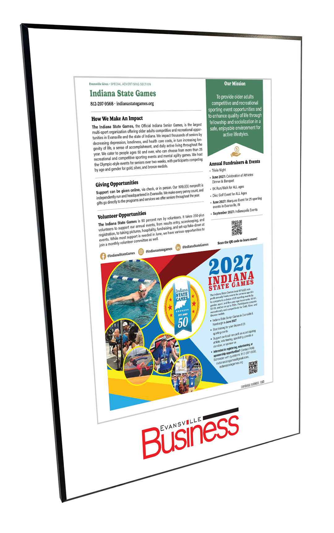 Evansville Business - Evansville Gives  - Plaques