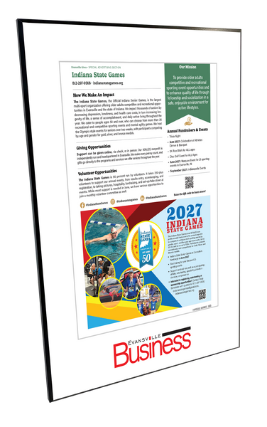 Evansville Business - Evansville Gives  - Plaques