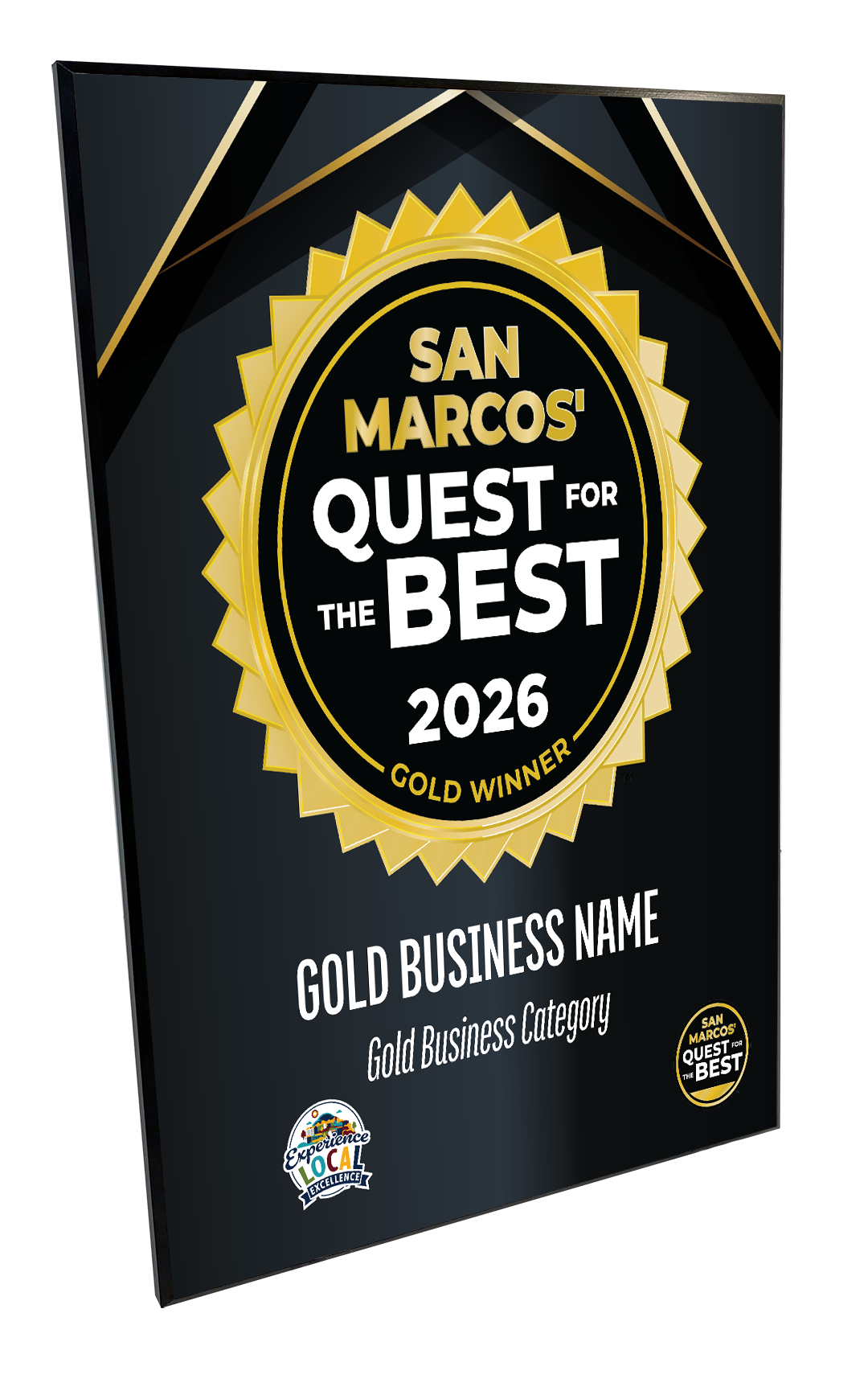 San Marcos' Quest for the Best - Plaques