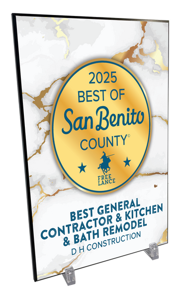 Hollister Free Lance Newspaper: “Best of San Benito County” Award Plaque