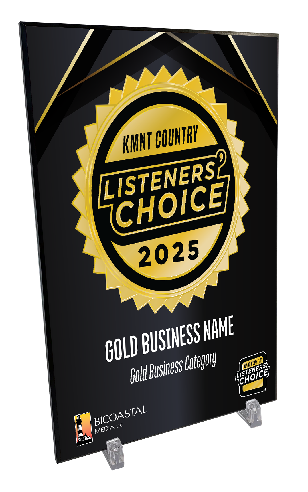 KMNT Country Listeners Choice - Plaques