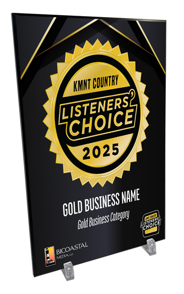 KMNT Country Listeners Choice - Plaques