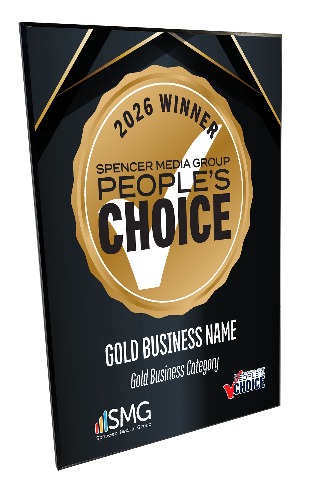 Spencer Media Group People's Choice - Plaques