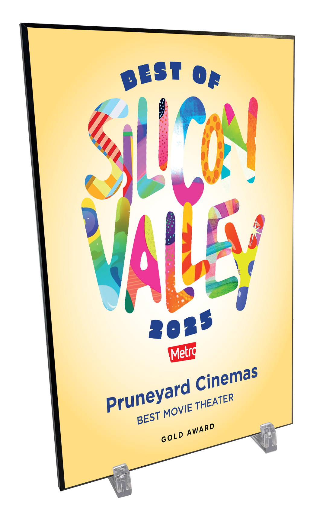 "Metro: Best of Silicon Valley" Award Plaque