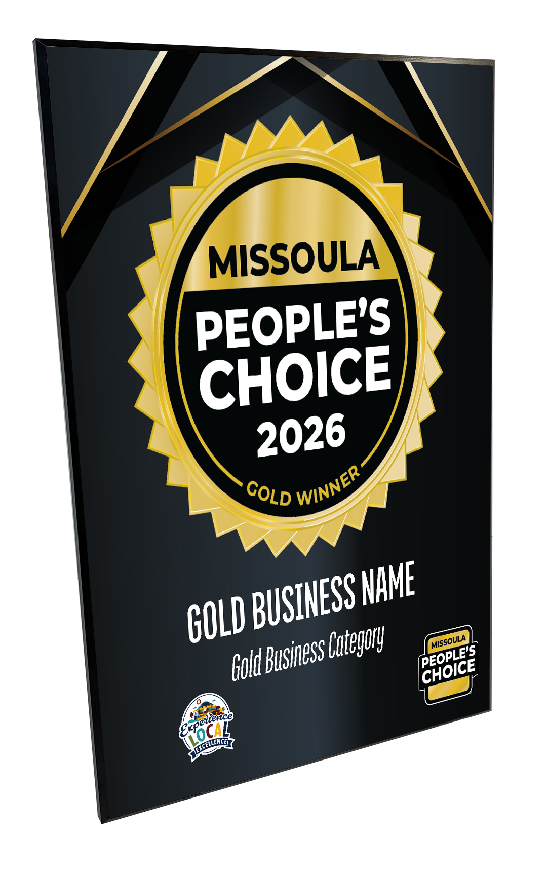 Missoula People's Choice - Plaques