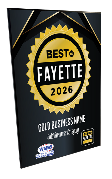 Best in Fayette - Plaques