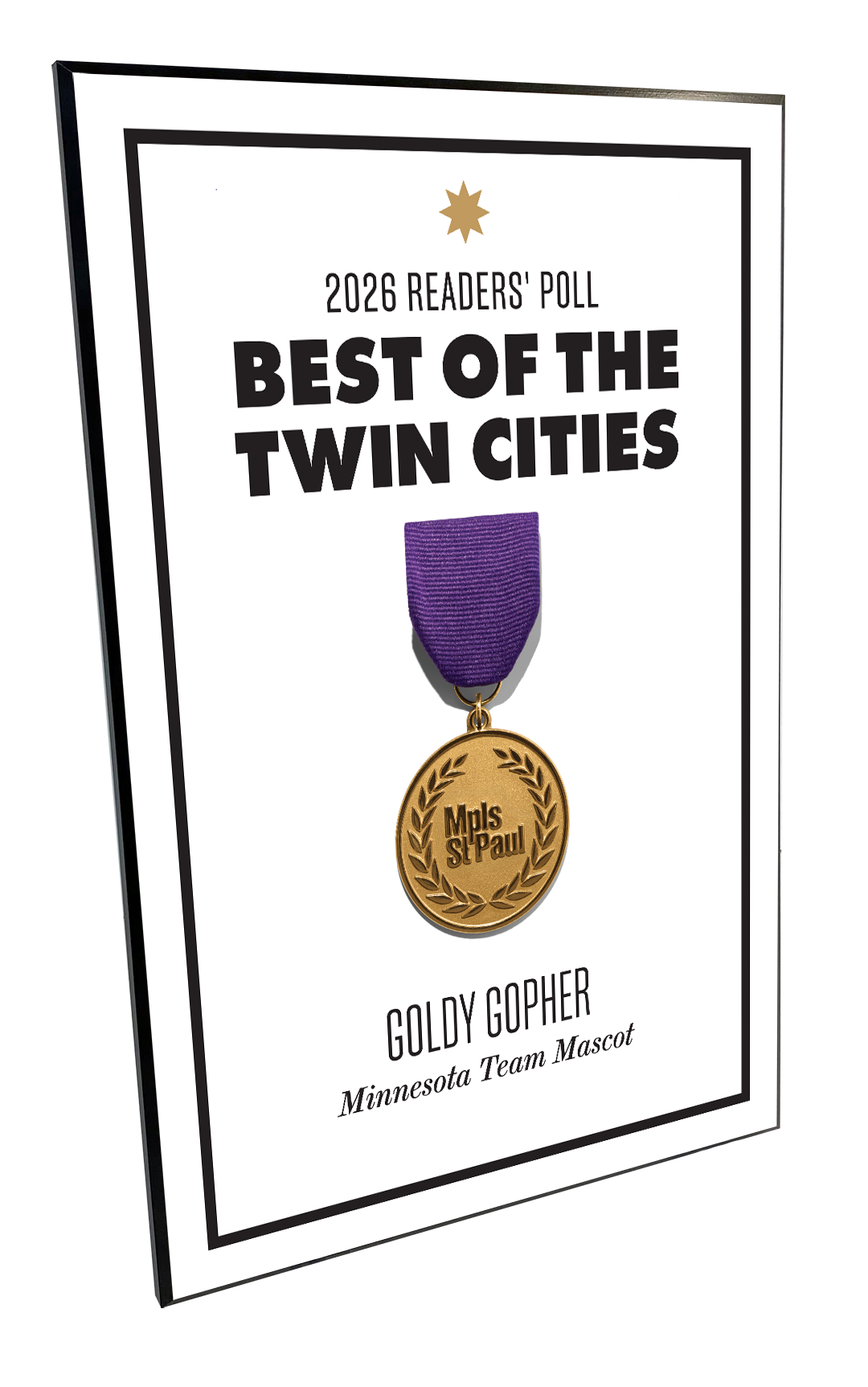 Mpls St. Paul - Best of Twin Cities - Plaques