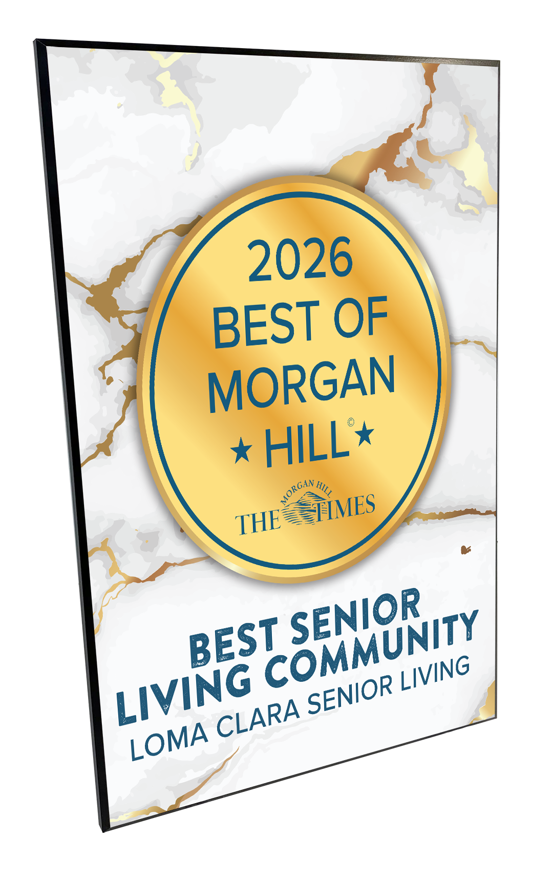 “Best of Morgan Hill” Award Plaque